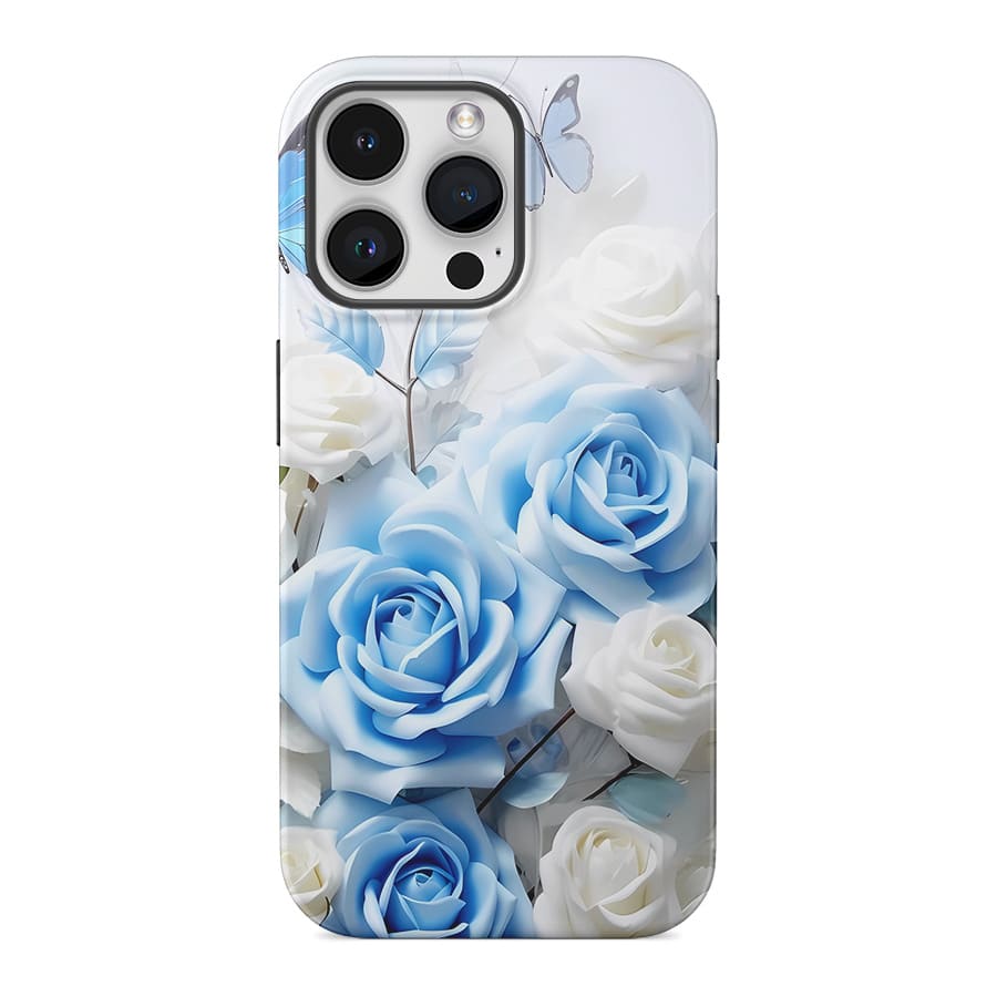 Blue Butterflies and Blooms | Valentine's Case
