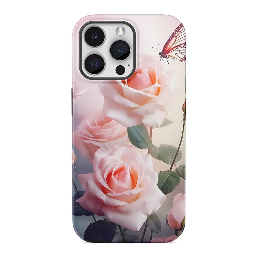 Pink Butterflies and Blooms | Valentine's Case