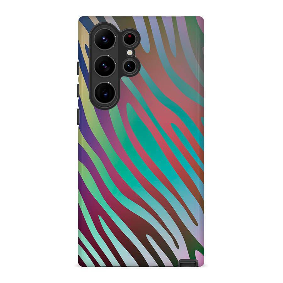 Colorful Zebra Texture | Abstract Retro Case - shipmycase