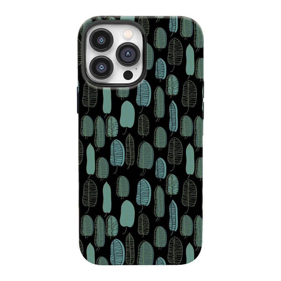 Green Leaves | Retro Floral Case - shipmycase