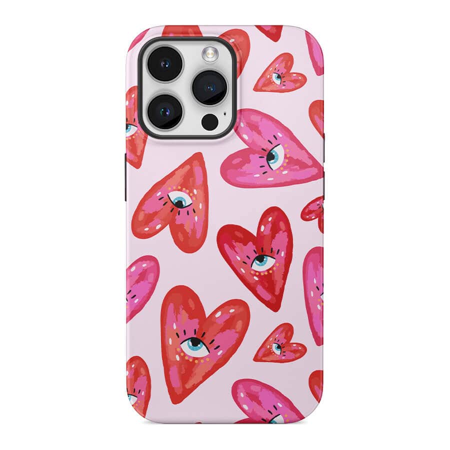 Heart Eye | Retro Y2K Case Customize Phone Case shipmycase iPhone 15 Pro Max BOLD (ULTRA PROTECTION) 