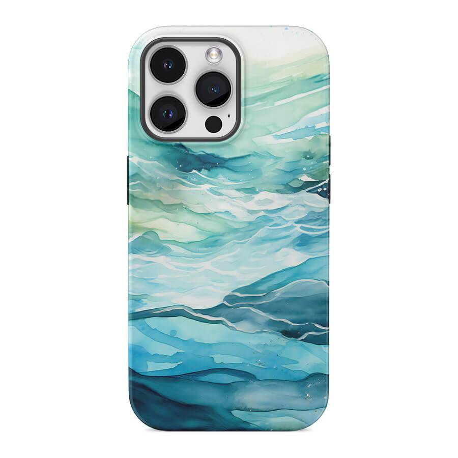 Ocean Waves | Summer Customize Phone Case shipmycase iPhone 15 Pro Max BOLD (ULTRA PROTECTION) 