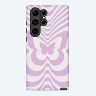 Pink Butterfly | Retro Y2K Case Customize Phone Case shipmycase Galaxy S24 Ultra BOLD (ULTRA PROTECTION) 