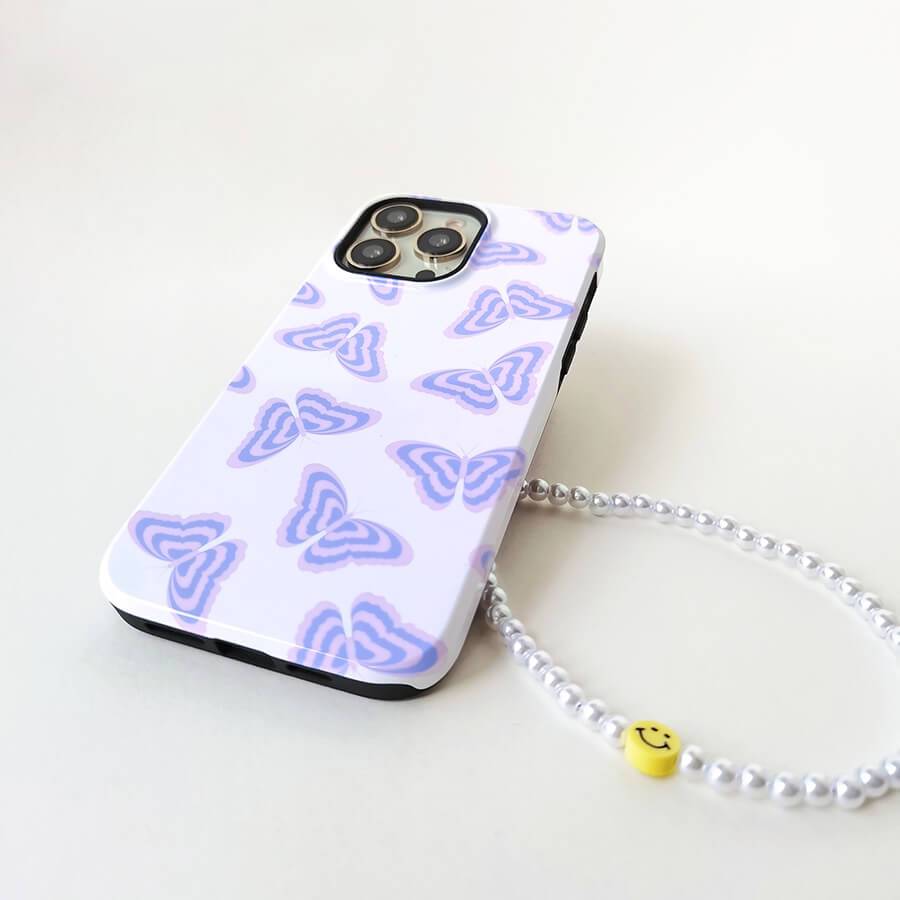 Pink Butterfly Print  | Retro Y2K Case Customize Phone Case shipmycase   