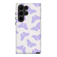 Pink Butterfly Print  | Retro Y2K Case Customize Phone Case shipmycase Galaxy S24 Ultra BOLD (ULTRA PROTECTION) 