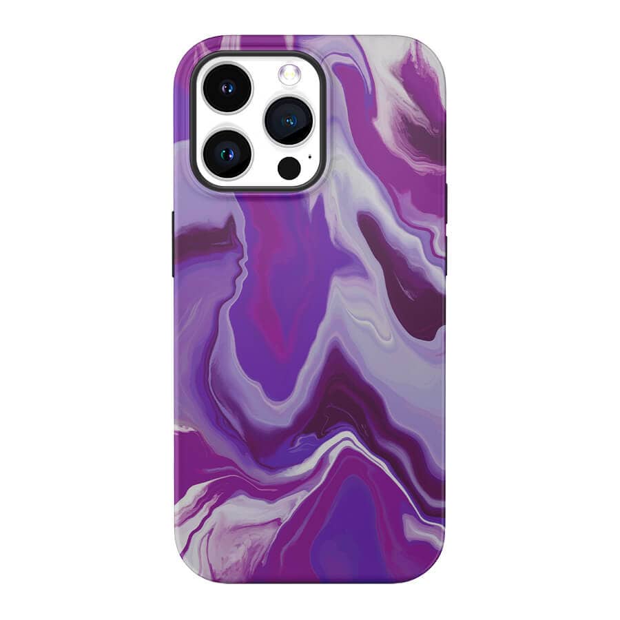 Pretty in Purple | Classy Marble Case Customize Phone Case shipmycase iPhone 15 Pro Max BOLD (ULTRA PROTECTION) 