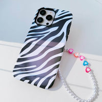 Playful Zebra | Abstract Retro Case Customize Phone Case shipmycase   